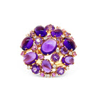 Amethyst Cabochon Ring - Micheli Jewellery