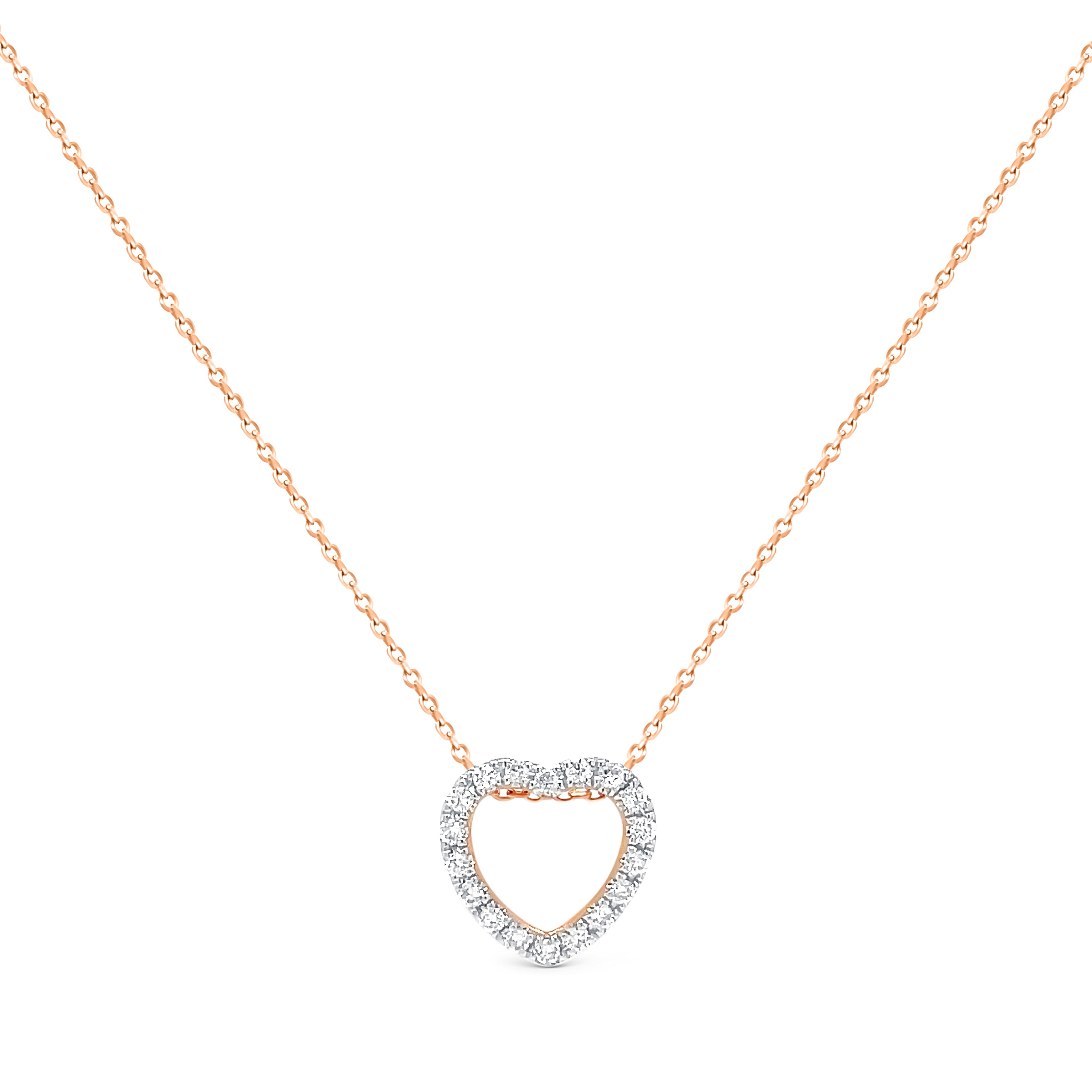 Heart Diamond Necklace - Micheli Jewellery