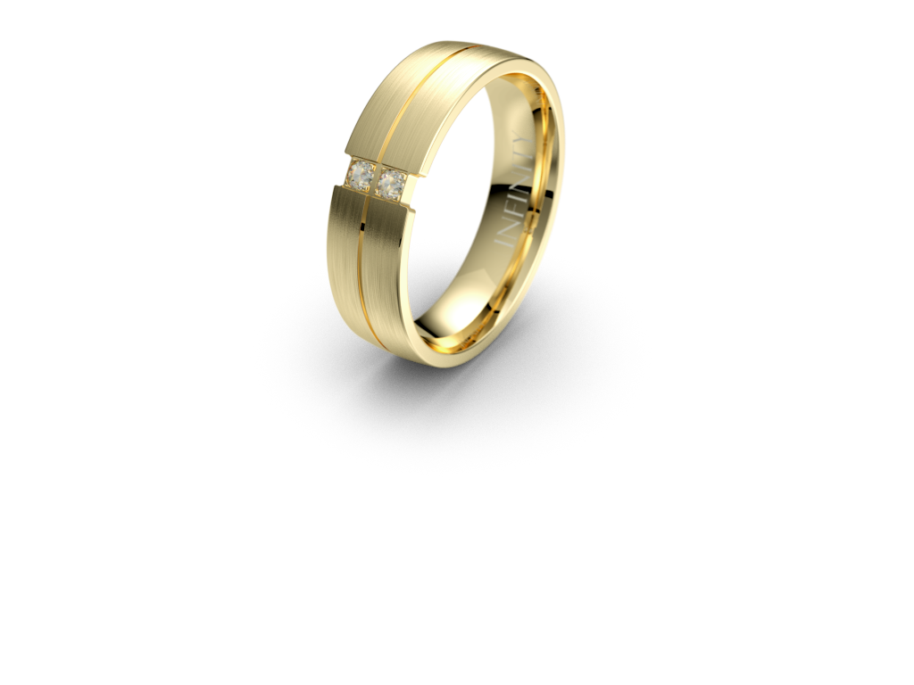 Diamond Marco Wedding Band - Micheli Jewellery