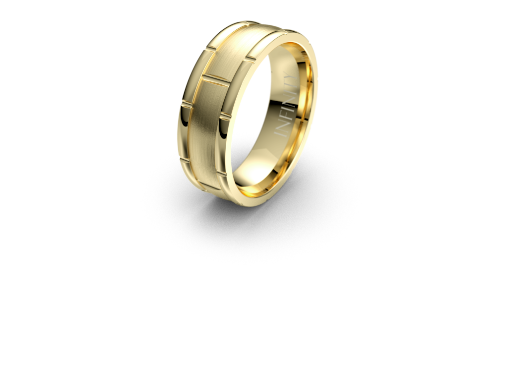 Zack Wedding Band - Micheli Jewellery