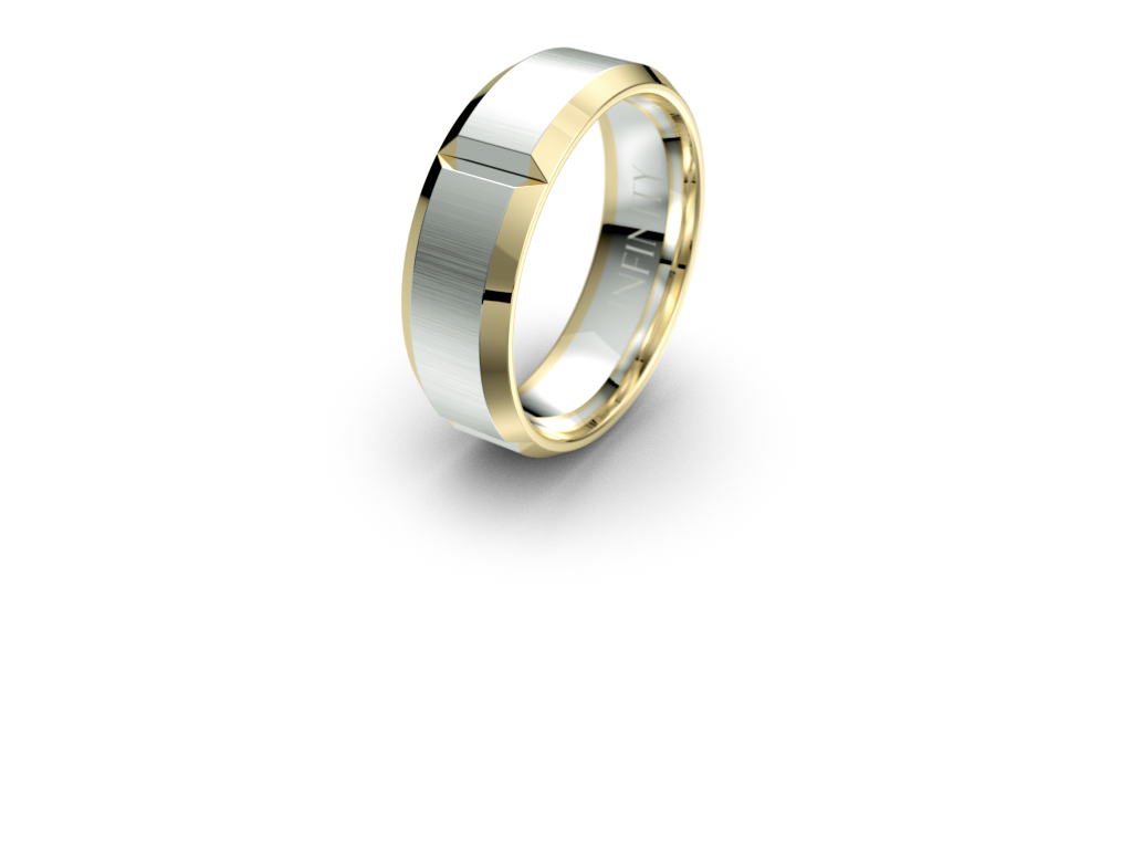 Chip Wedding Band - Micheli Jewellery