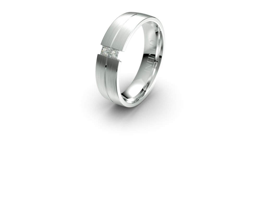 Diamond Marco Wedding Band - Micheli Jewellery