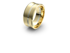 Caved in Gold Wedding Band - Micheli Jewellery